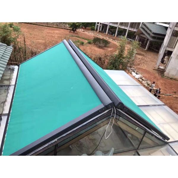 Buy Waterproof And Sunscreen Retractable Roof Awning Sunroom Retractable Awning at wholesale prices