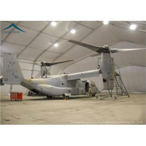 30m * 50m Helicopter Hangar / Fire Resistant And Durable Large Tents