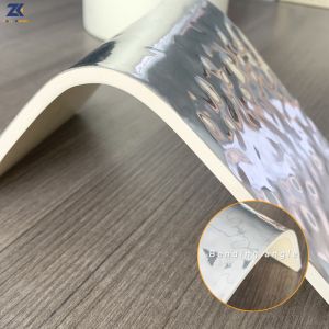 Waterproof And Fireproof Bamboo Charcoal Fiber Water Ripple Wall Panel With PUR