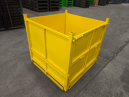 Efficient Material Management Metal Pallet Cage With 1000kg-2000kg Load Capacity