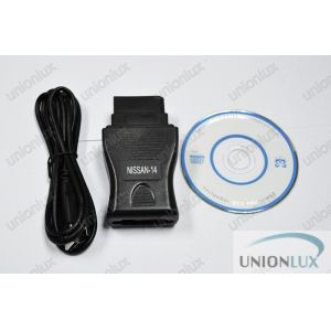Quality Nissan 14 Pin Diagnostic Socket Interface Auto Diagnostic Cable for sale