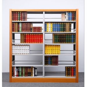 Wooden Plate 6 Layers Bookstore Ohsas18001 Metal Shelves