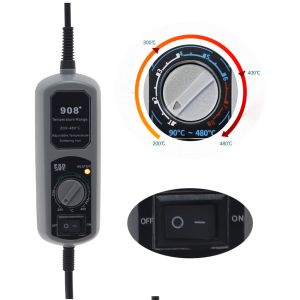 LCD Display 5Min Heating 60W Pyrography Soldering Iron