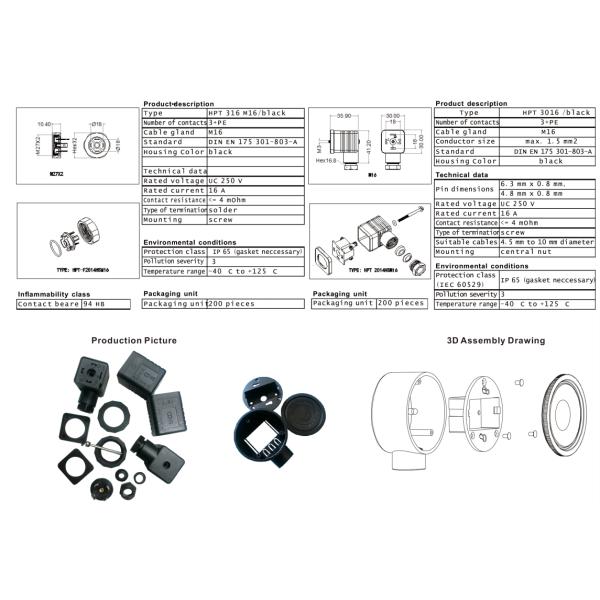 Water-proof HSM Connection Imported quality,factory direct sales