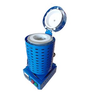 1150C Digital Mini Gold Melting Machine Graphite Crucible Melting Furnace