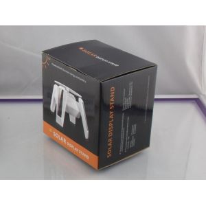 Solar turntable display for European market