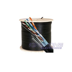 China UTP CAT5E Outdoor With Messenger Network Cable  4 Pairs 24AWG Bare Copper UV-PE on sale