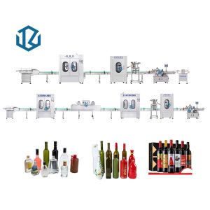 Vial Vodka Wine Alcohol Rinsing Capping Bottle Filling Line