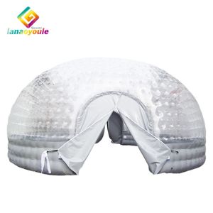Two In One Inflatable Event Tent Customized Size With Foldable Entrances