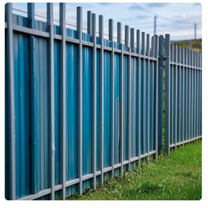 Modern Galvanized Metal Wall Fence Panels UV Resistant All Climate