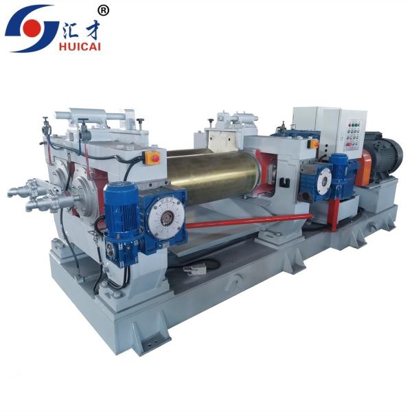 Buy Blue Green Yellow Two Roll Rubber Mixing Mill with 1000 KG Weight and Performance at wholesale prices