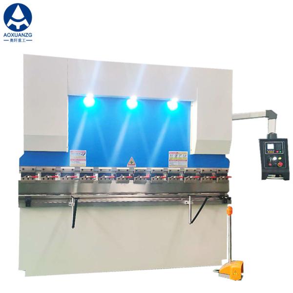 Buy Front Light Hydraulic Press Brakes 63T / 2500MM Blue White at wholesale prices