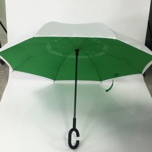AZO Free Double Layer 190T Polyester Reverse Close Umbrella