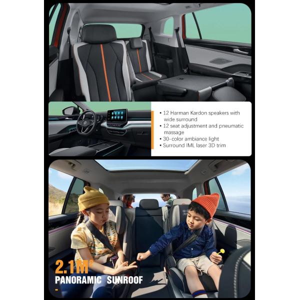 2022 Market Time 2023 2024 Volk-Swagen Id.6 Croz Pure Plus Passenger Motor Ev Suv Energy Suv Electric Sports Vehicle Car