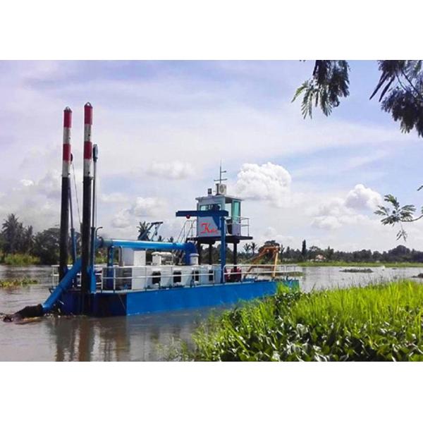 Buy 8 Inch Hydraulic Small Sand Dredger Rotating Cutter Power 30kw at wholesale prices