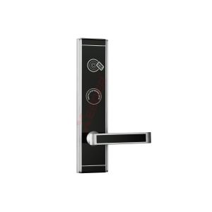 Black Rfid Hotel Lock System , Rfid Hotel Door Lock System L1826N