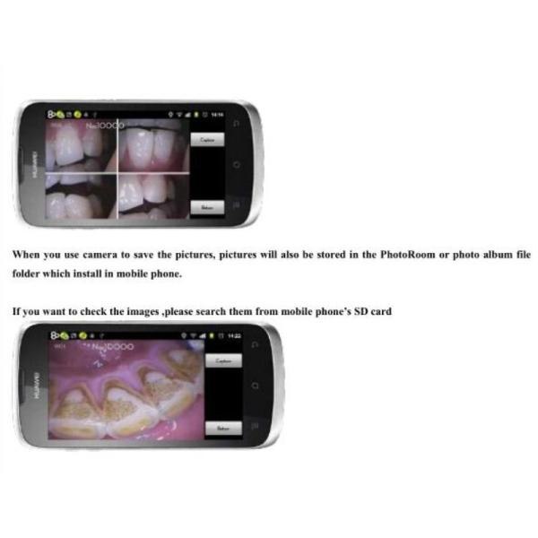 Wireless Wifi Intraoral Dental Camera 3.0 Mega Pixels 6 Pcs LED