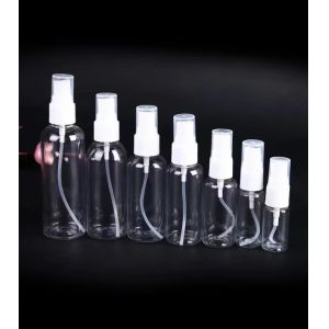 PET Plastic Travel Pump Spray Bottle Cosmetic Packaging