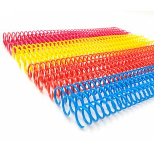 Quality 2&quot; A4 Box Colorful Eco-friendly Matetrials Plastic Spiral Coil For Book Binding for sale