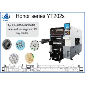 80000 CPH SMT chip mounter Placement Machine For DOB Bulb 0201 - 40x40mm Package