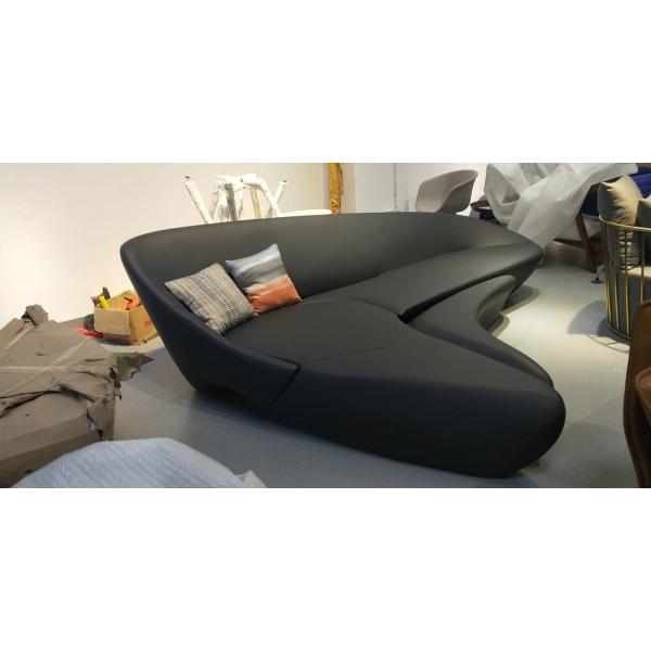 Moon Shaped Modern Classic Sofa / Zaha Hadid Half Moon System Sofa