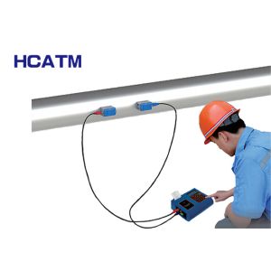 Portable Ultrasonic Flow Transmitter , Ultrasonic Flow Metre With Wide Measuring