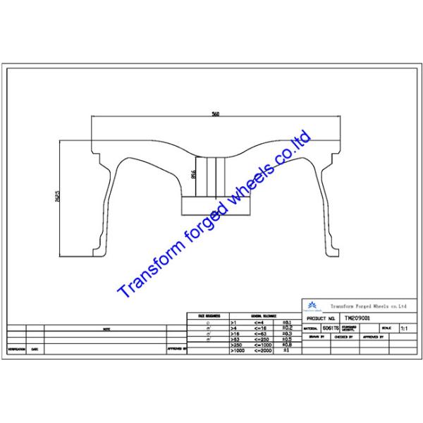 TM209001 20X9 inches forged wheels monoblock wheels blanks Dimple style barrel and rims