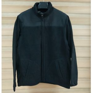 Skin Cared Mens Fleece Coat , Full Zip Track Mens Polar Fleece Jacket Keep Warm