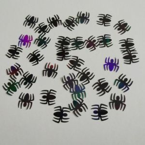 1 color Print Method Spider Araneid Glitter Shape for All Hallows' Day Hallowmas