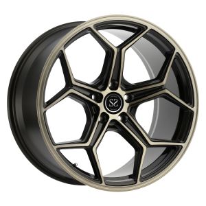 Hyper Silver Car Rims For BMW X5 / Color customized 21 inch Forged Alloy Rims