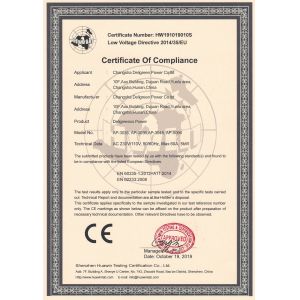 Deligreen Power Co.,ltd Certifications
