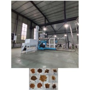 CE Approve Floating Fish Feed Pellet Production Line Pet Feed