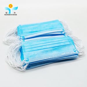 Quality Elastic Earloop CE 3 Ply Disposable Face Mask With BFE protective for sale