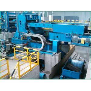 Metal Coil Uncoiling Leveling Mobile Shear Production Line with High Productivit