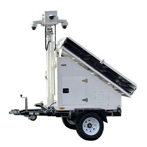 Mobile Surveillance Mobile Solar Cctv Trailer Rapid Deployment Surveillance