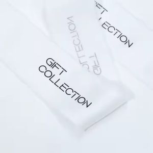 Silk Screen Printed Chiffon Satin Ribbon in Many Colors for Custom Torn Edge