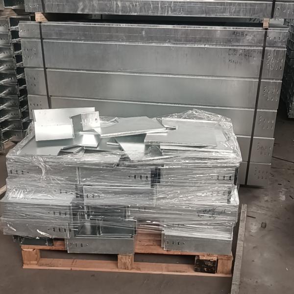 Non Flammable Fire Resistance Zinc Metal Cable Tray 50mm-1000mm Corrosion Resistant