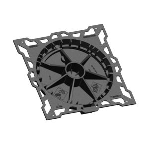 ODM D400 Manhole Covers Round With Square Frame Ductile Iron Parking Areas