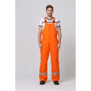 EN1149 Flame Retardant Workwear With 1% Carbon Fiber Winter Bib Pants