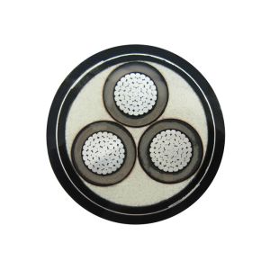 33 KV 3 Core 185mm2 XLPE Swa Armoured Cable IEC60502-2 , ICEA S-93-639,ICEA S-94