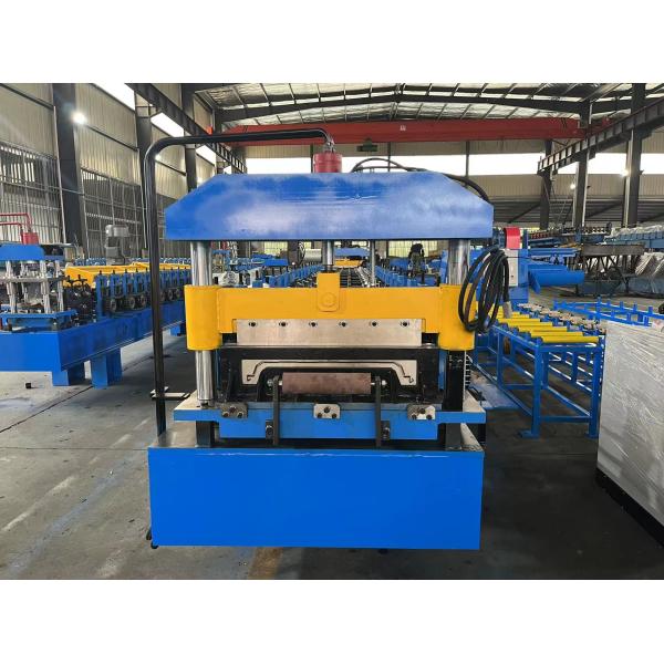Hydraulic Pre Cutting Standing Seam Roll Forming Machine With Post Cutting