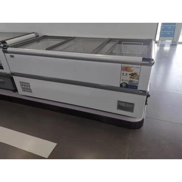 Freezer display cabinet commercial large capacity horizontal freezer fresh-keeping and freezing 4