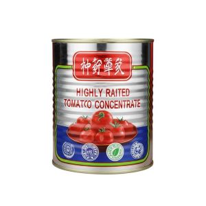 Highly Rated Canned Tomato Concentrate with HACCP Certification in Tins