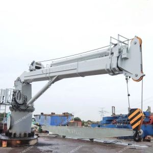 12T10M Hydraulic Telescopic Dock Crane