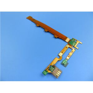 Multilayer Flexible PCB With Immersion Gold at 0.2mm Thick