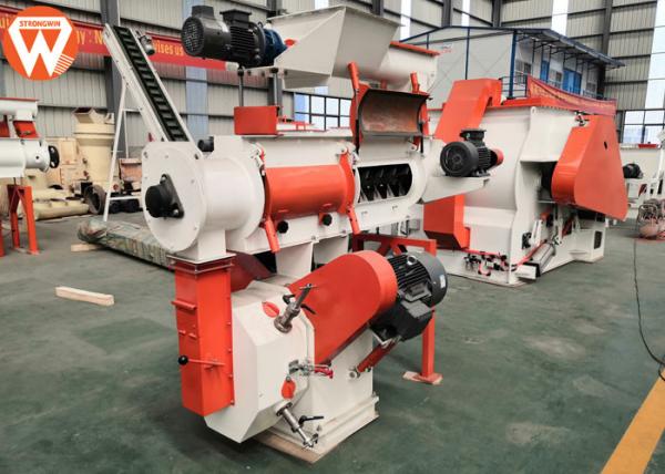 Buy Customized Animal Livestock Feed Pellet Machine 2T/H 1.5 - 12mm Pellet Size at wholesale prices