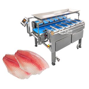 China Meat Delta Robot Automatic Loading Belt Multihead Weigher Weighing System on sale China Meat Delta Robot Automatic Loading Belt Multihead Weigher Weighing System on sale
