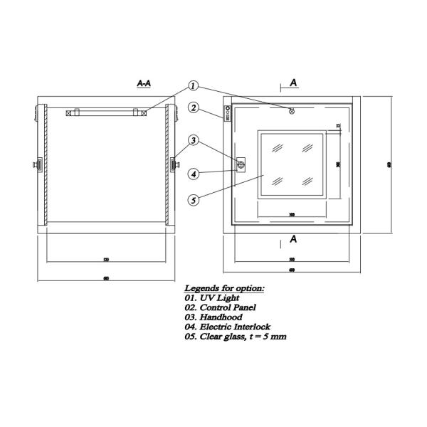 Smart Stainless Steel Pass Through Cabinet Electromagnetic Interlock For Industry