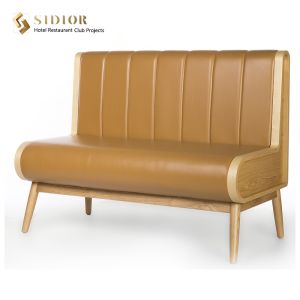 Quality Hot Sell Couch Sofa, Hotel &amp; Restaurant Booth Sofa, Top Quality Couch, PU Leather Upholstery, High Density Foam for sale