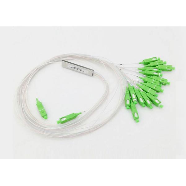 FTTH 3.0mm Mini SC APC 2x16 Steel Tube Plc Splitter